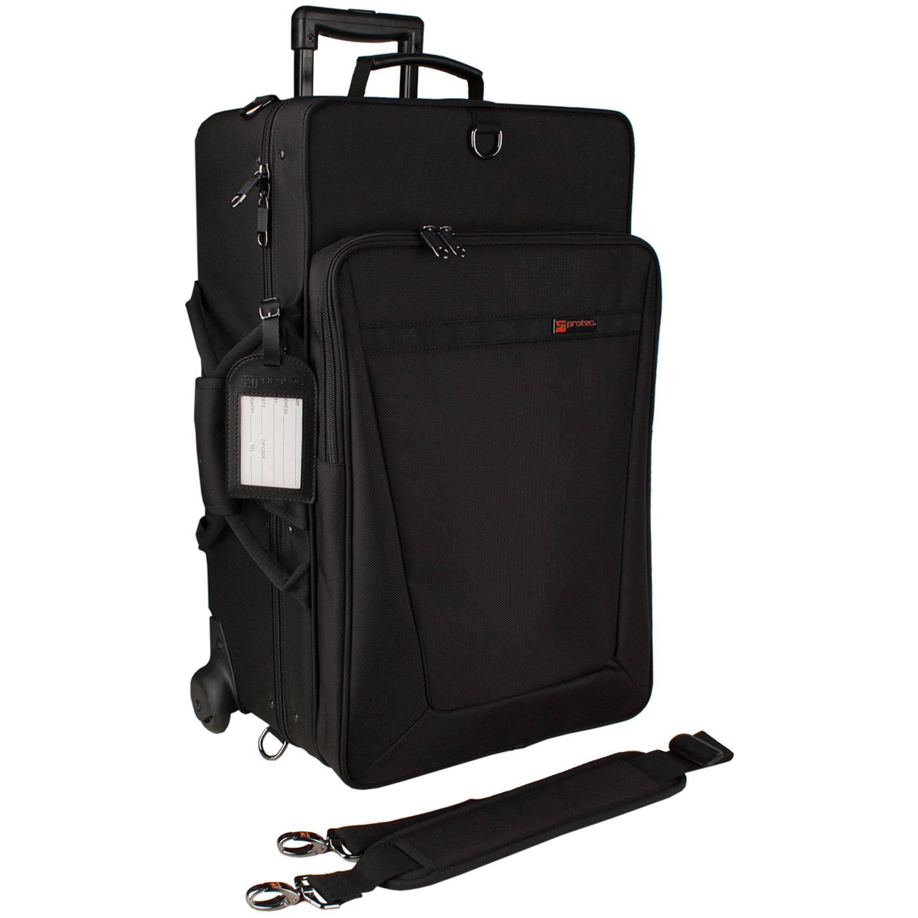 Triple Horn Case With Wheels - IPAC | Protec Triple Horn Case With Wheels - IPAC | Protec